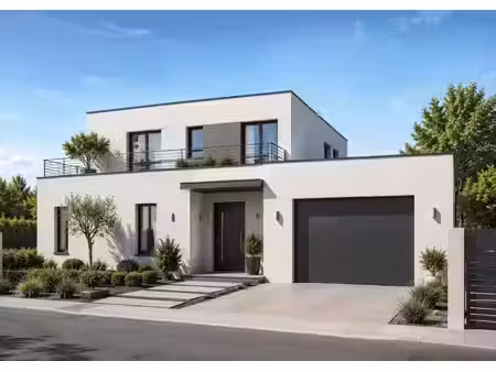 terrain avec maison neuve à vendre