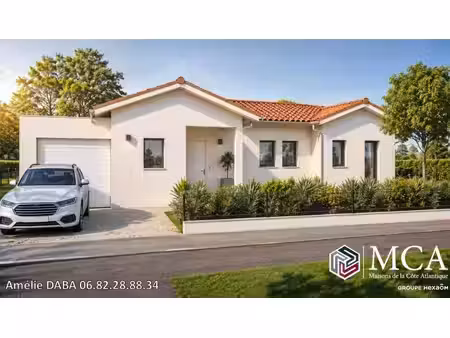 terrain avec maison neuve à vendre