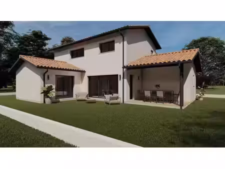 terrain avec maison neuve à vendre