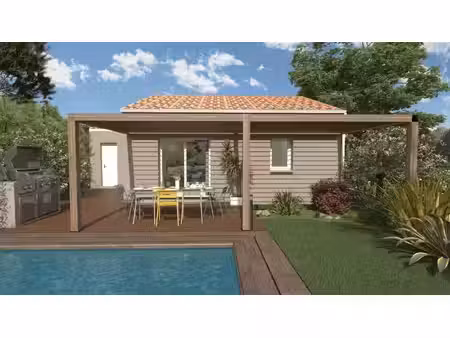 terrain avec maison neuve à vendre