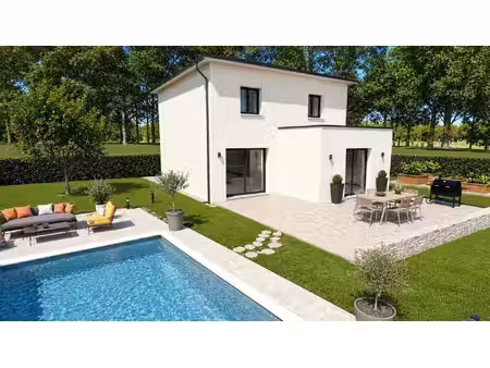 terrain avec maison neuve à vendre