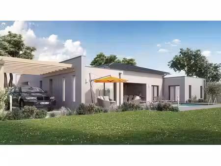 terrain avec maison neuve à vendre