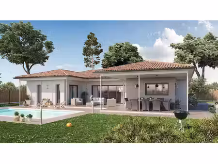 terrain avec maison neuve à vendre