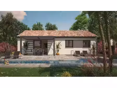 terrain avec maison neuve à vendre