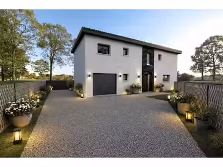 terrain avec maison neuve à vendre