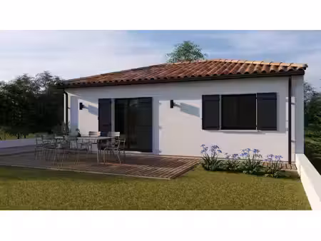 terrain avec maison neuve à vendre