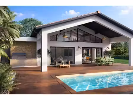 terrain avec maison neuve à vendre