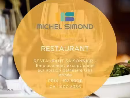 restaurant à vendre