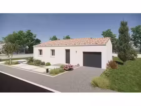 terrain avec maison neuve à vendre
