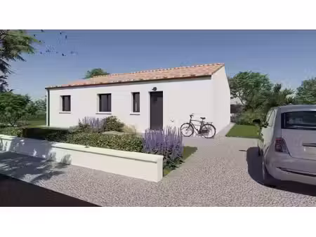 terrain avec maison neuve à vendre