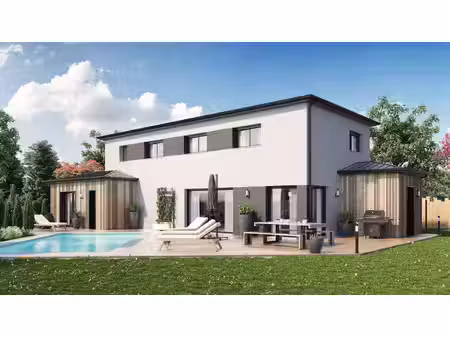 terrain avec maison neuve à vendre