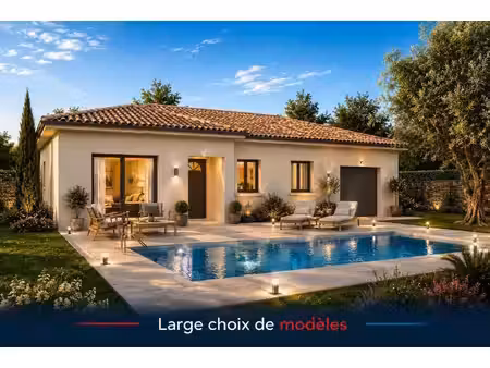 terrain avec maison neuve à vendre