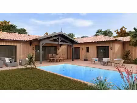 terrain avec maison neuve à vendre