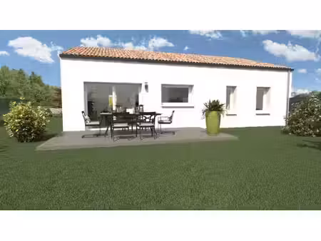terrain avec maison neuve à vendre