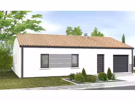 terrain avec maison neuve à vendre