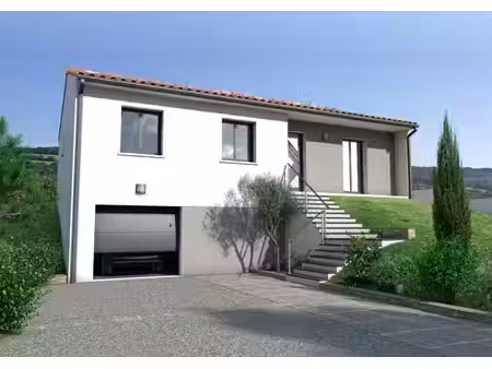 terrain avec maison neuve à vendre