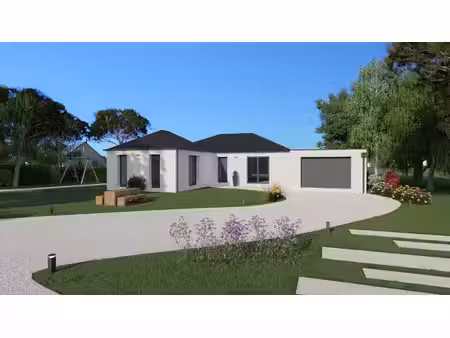 terrain avec maison neuve à vendre