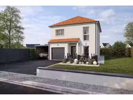 terrain avec maison neuve à vendre