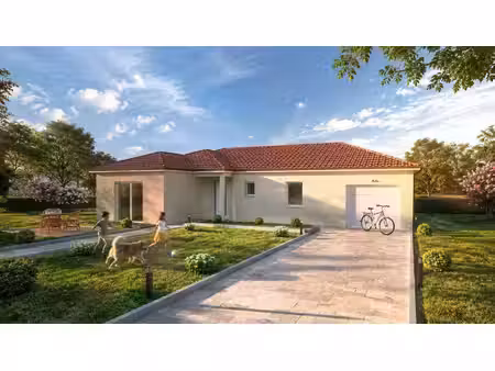 terrain avec maison neuve à vendre