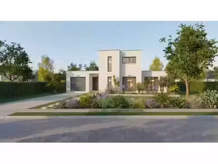 terrain avec maison neuve à vendre