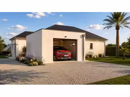 terrain avec maison neuve à vendre