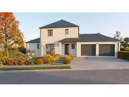 terrain avec maison neuve à vendre