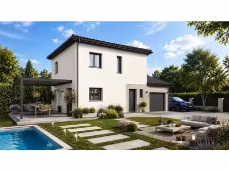 terrain avec maison neuve à vendre