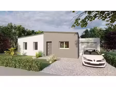 terrain avec maison neuve à vendre