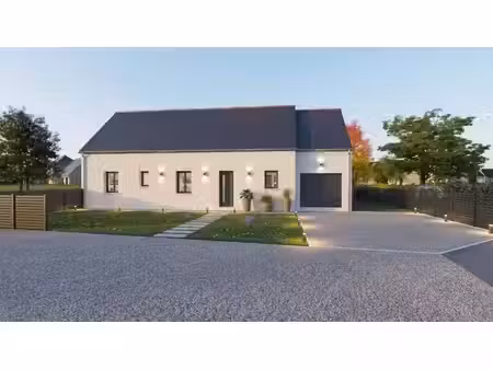 terrain avec maison neuve à vendre