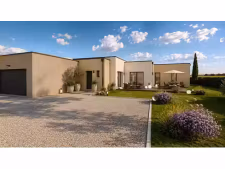 terrain avec maison neuve à vendre