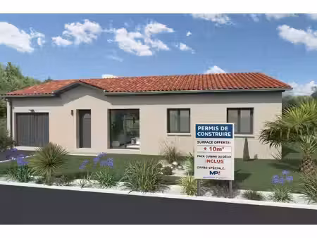 terrain avec maison neuve à vendre