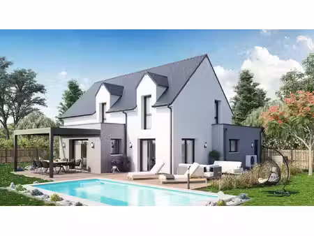 terrain avec maison neuve à vendre