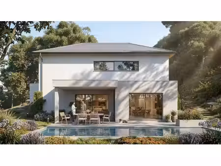 terrain avec maison neuve à vendre