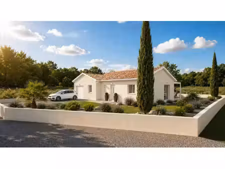terrain avec maison neuve à vendre