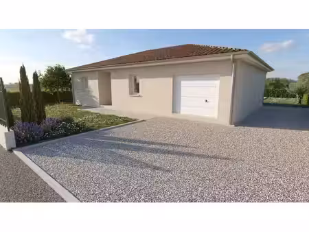 terrain avec maison neuve à vendre