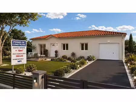terrain avec maison neuve à vendre