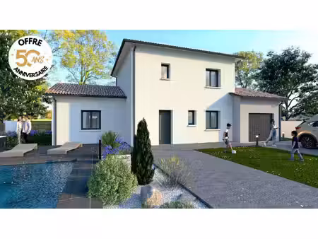 terrain avec maison neuve à vendre