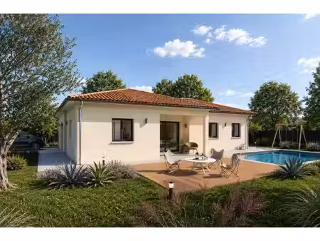 terrain avec maison neuve à vendre