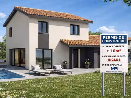 terrain avec maison neuve à vendre