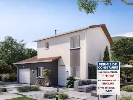 terrain avec maison neuve à vendre
