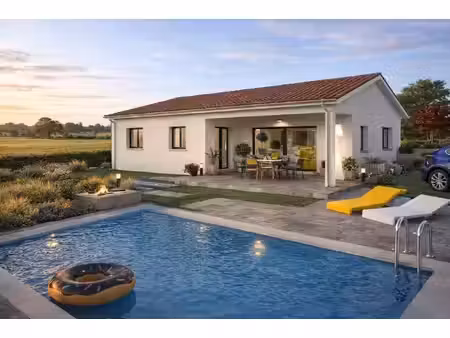 terrain avec maison neuve à vendre