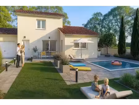 terrain avec maison neuve à vendre