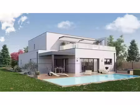 terrain avec maison neuve à vendre