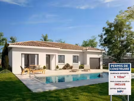 terrain avec maison neuve à vendre