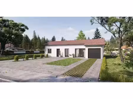terrain avec maison neuve à vendre