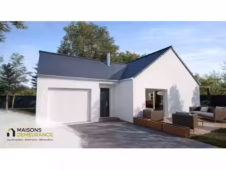 terrain avec maison neuve à vendre