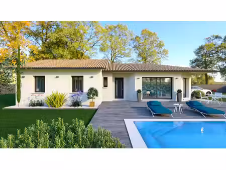 terrain avec maison neuve à vendre