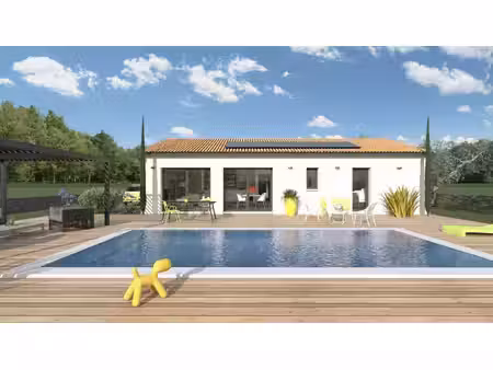 terrain avec maison neuve à vendre