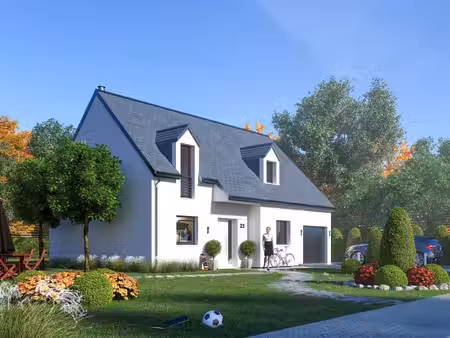 terrain avec maison neuve à vendre
