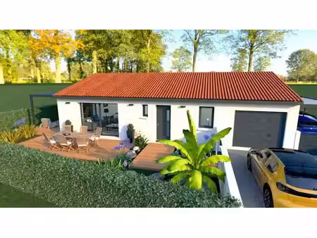 terrain avec maison neuve à vendre
